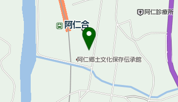 北秋田市消防署阿仁分署の地図画像