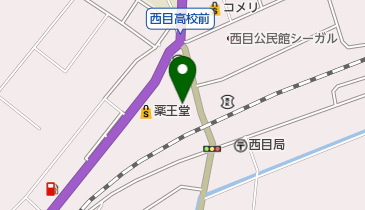 由利本荘市本荘消防署西目分署の地図画像