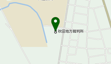 秋田地方裁判所大曲支部の地図画像