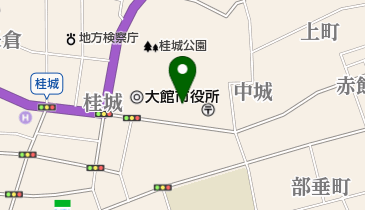 大館簡易裁判所の地図画像