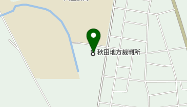 大曲簡易裁判所の地図画像