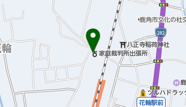 鹿角簡易裁判所の地図画像