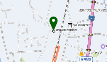 秋田家庭裁判所鹿角出張所の地図画像