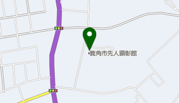 鹿角市先人顕彰館の地図画像