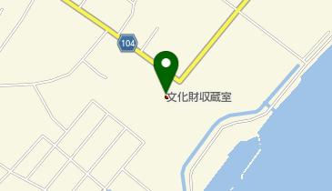 文化財収蔵室の地図画像