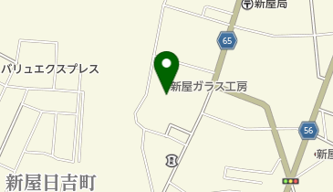 秋田市新屋ガラス工房の地図画像