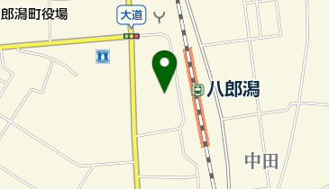 八郎潟町立図書館の地図画像