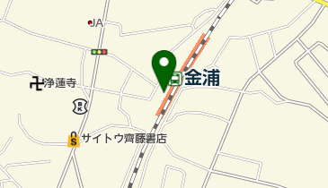 にかほ市立図書館こぴあの地図画像