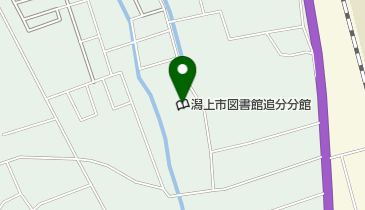 潟上市図書館追分分館の地図画像