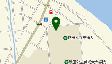 秋田公立美術大学附属図書館の地図画像