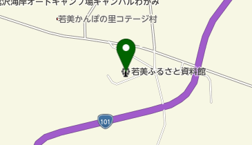 若美ふるさと資料館の地図画像