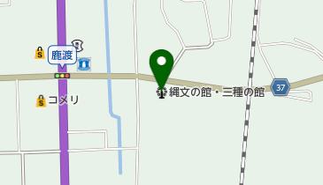 三種町琴丘歴史民俗資料館「縄文の館」「三種の館」の地図画像