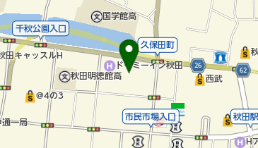 アトリオン音楽ホールの地図画像