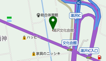 湯沢文化会館の地図画像