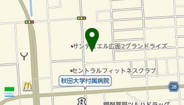 (株)ベルコシティホール広面の地図画像