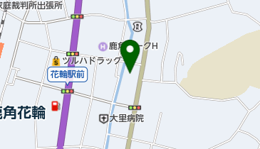 フラワーホールやすらぎの地図画像