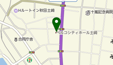 ベルコシティホール土崎の地図画像