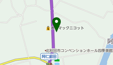虹のホールもりよしの地図画像