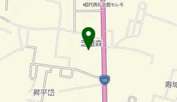 ベルコシティホール能代の地図画像