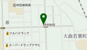 読売新聞大仙支局の地図画像