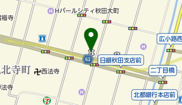 秋田銀行大町支店の地図画像