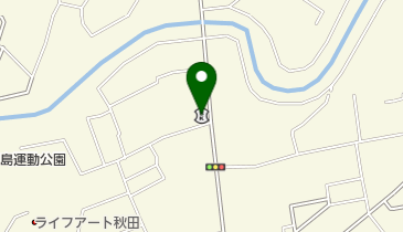 秋田信用金庫牛島支店の地図画像