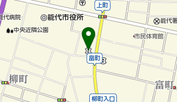 羽後信用金庫能代支店の地図画像