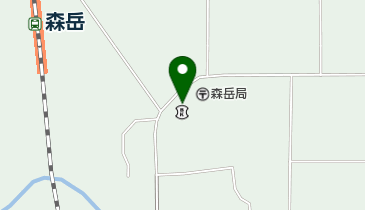 羽後信用金庫森岳支店の地図画像