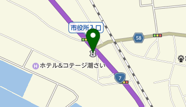 羽後信用金庫象潟支店の地図画像