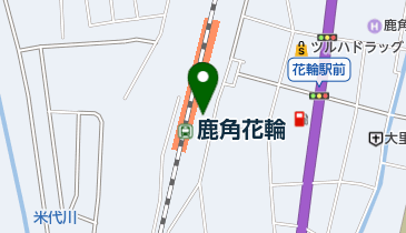 JAかづの本所の地図画像