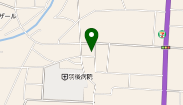 JAこまち羽後支店の地図画像