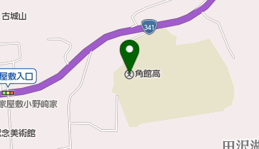 秋田県立角館高校の地図画像