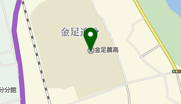 秋田県立金足農業高校の地図画像