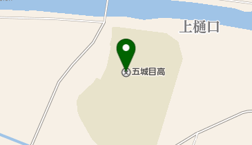 秋田県立五城目高校の地図画像