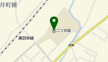 秋田県立能代高校定時制課程二ツ井キャンパスの地図画像