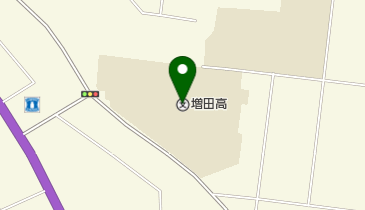 秋田県立増田高校の地図画像