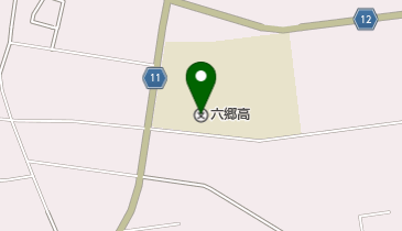 秋田県立六郷高校の地図画像