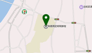 秋田県立角館高校定時制課程の地図画像