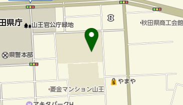 秋田市立山王中学校の地図画像