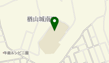 秋田市立城南中学校の地図画像