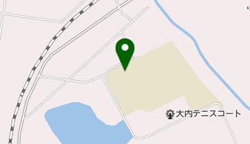 由利本荘市立大内中学校の地図画像