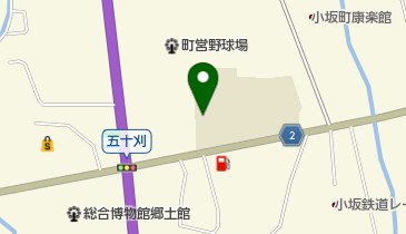 小坂町立小坂中学校の地図画像