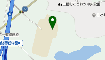 三種町立琴丘中学校の地図画像