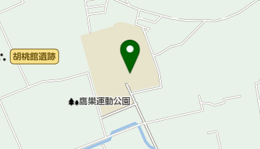 北秋田市立鷹巣中学校の地図画像