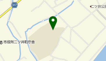 能代市立二ツ井中学校の地図画像