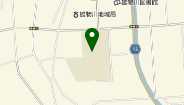 横手市立雄物川小学校の地図画像