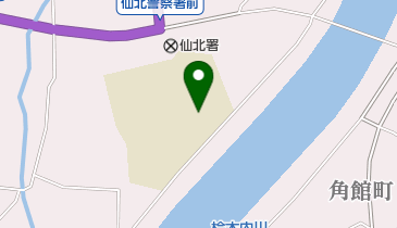 仙北市立角館小学校の地図画像