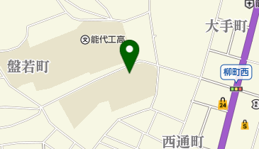 能代市立渟城西小学校の地図画像