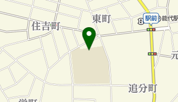 能代市立渟城南小学校の地図画像
