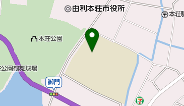 由利本荘市立尾崎小学校の地図画像